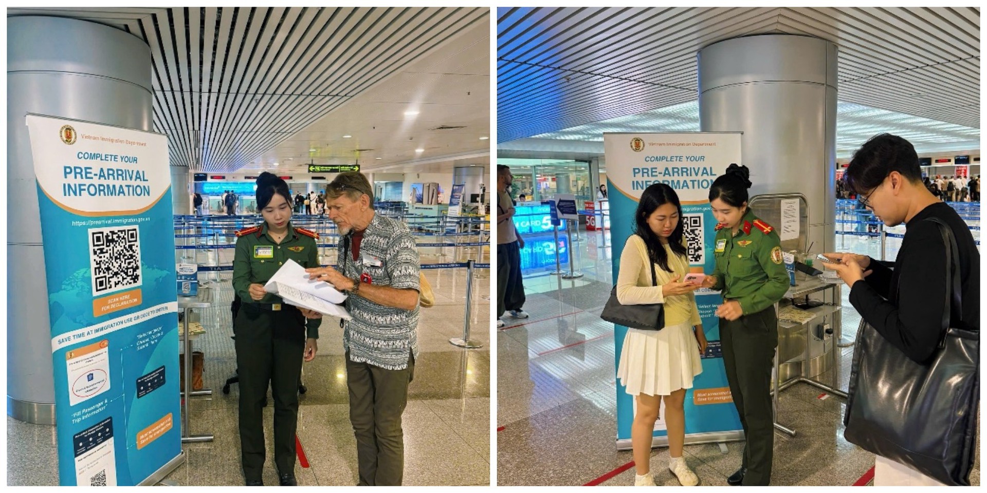 pre-arrival at HCMC airport
